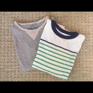 2 Crewcuts long sleeve shirts
